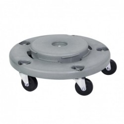 Chariot pour poubelle ronde usage intensif Jantex 160L DX499 Jantex