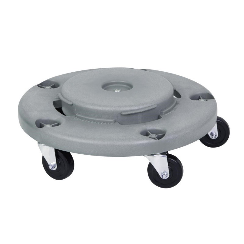 Chariot pour poubelle ronde usage intensif Jantex 160L DX499 Jantex