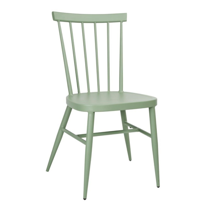 Chaises en aluminium Bolero Windsor vertes (lot de 4) DX687 Bolero Chaises en aluminium Bolero Windsor vertes (lot de 4) DX687 Bolero