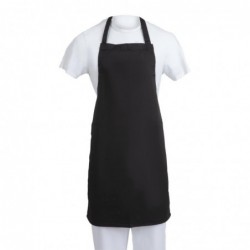 Tablier bavette Whites noir A279 Whites Chefs Clothing