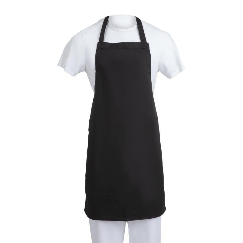 Tablier bavette Whites noir A279 Whites Chefs Clothing Tablier bavette Whites noir A279 Whites Chefs Clothing