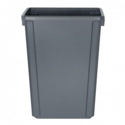Poubelle Jantex Slim grise 60L DX965 Jantex