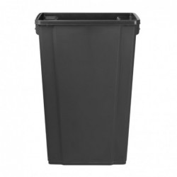 Poubelle Jantex Slim noire 80L DX966 Jantex