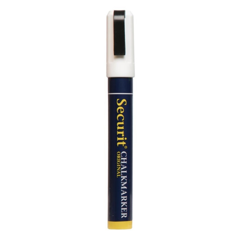 Marqueurs craie liquide Securit blancs 2-6 mm (lot de 2) DY307 Securit