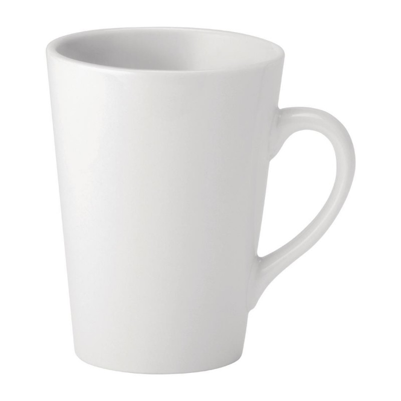 Tasses à latte Utopia Pure White 250 ml (lot de 24) DY335 Utopia