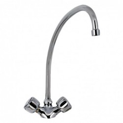 Robinet mélangeur monotrou standard 2 robinets col 200mm Gastro M DY370 Gastro M