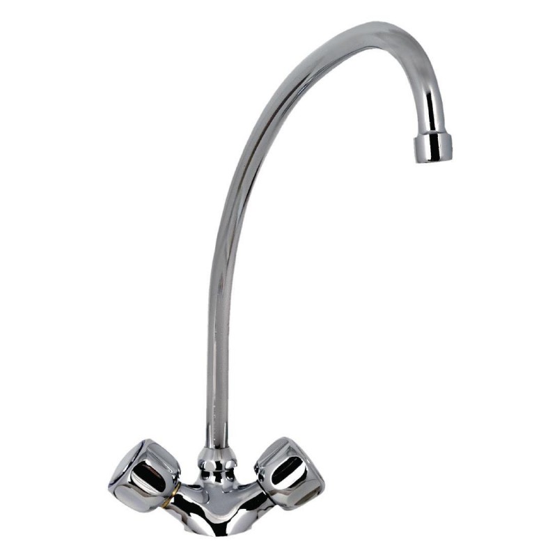 Robinet mélangeur monotrou standard 2 robinets col 200mm Gastro M DY370 Gastro M Robinet mélangeur monotrou standard 2 robinets col 200mm Gastro M DY370 Gastro M