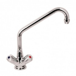 Robinet mélangeur monotrou modèle lourd 19mm col mobile longueur 250mm Gastro M DY375 Gastro M