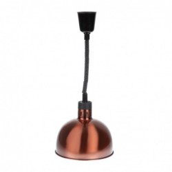 Lampe chauffante dôme rétractable Buffalo finition cuivre DY460 Buffalo