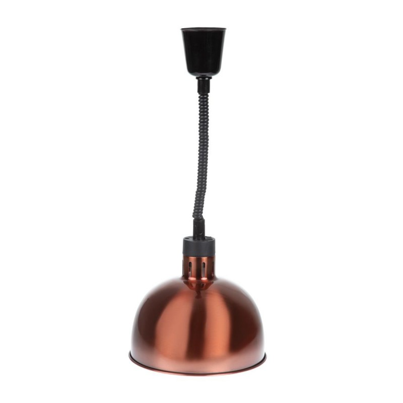 Lampe chauffante dôme rétractable Buffalo finition cuivre DY460 Buffalo Lampe chauffante dôme rétractable Buffalo finition cuivre DY460 Buffalo