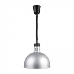Lampe chauffante dôme rétractable Buffalo finition métal brossé DY461 Buffalo