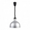 Lampe chauffante dôme rétractable Buffalo finition métal brossé DY461 Buffalo