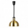 Lampe chauffante dôme rétractable Buffalo finition dorée DY462 Buffalo