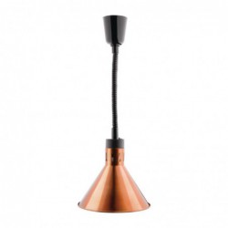 Lampe chauffante conique rétractable Buffalo finition cuivre DY463 Buffalo