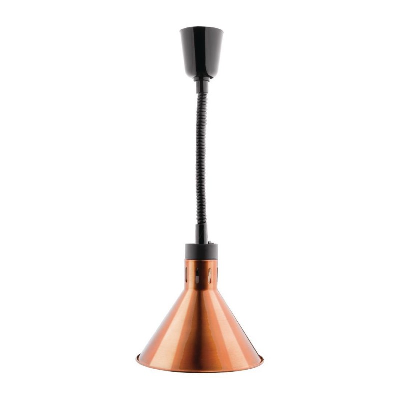 Lampe chauffante conique rétractable Buffalo finition cuivre DY463 Buffalo Lampe chauffante conique rétractable Buffalo finition cuivre DY463 Buffalo