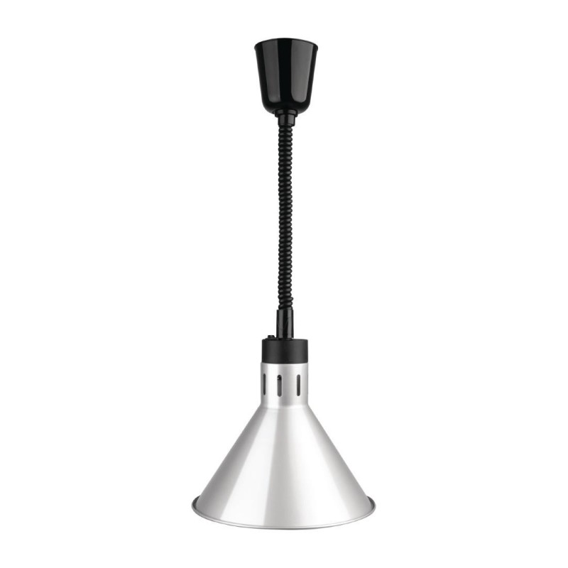 Lampe chauffante conique rétractable Buffalo finition argent DY464 Buffalo Lampe chauffante conique rétractable Buffalo finition argent DY464 Buffalo