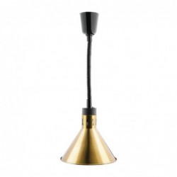 Lampe chauffante conique rétractable Buffalo finition dorée DY465 Buffalo