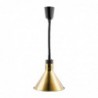 Lampe chauffante conique rétractable Buffalo finition dorée DY465 Buffalo