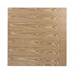 Plateau de table carré pré-percé coloris frêne naturel Bolero 700mm DY717 Bolero