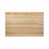 Plateau de table rectangulaire pré-percé coloris bois naturel Bolero 700 x 1100mm DY727 Bolero