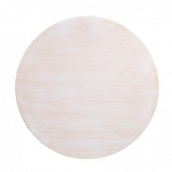 Plateau de table rond pré-percé blanc vintage Bolero 600mm DY729 Bolero