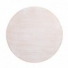 Plateau de table rond pré-percé blanc vintage Bolero 600mm DY729 Bolero