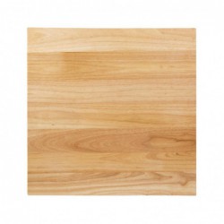 Plateau de table carré pré-percé coloris bois naturel Bolero 700mm DY737 Bolero