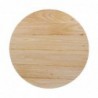 Plateau de table rond pré-percé coloris bois naturel Bolero 600mm DY738 Bolero