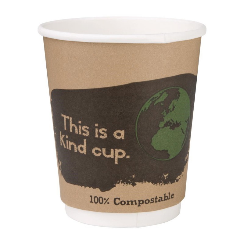 Gobelets boissons chaudes compostables en PLA double paroi Fiesta Compostable 227ml (x25) DY984 Fiesta Compostable Gobelets boissons chaudes compostables en PLA double paroi Fiesta Compostable 227ml (x25) DY984 Fiesta Compostable