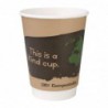 Gobelets boissons chaudes compostables en PLA double paroi Fiesta Compostable 355ml (x500) DY987 Fiesta Compostable
