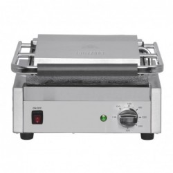 Grand gril de contact simple Bistro Buffalo rainuré/rainuré DY995 Buffalo