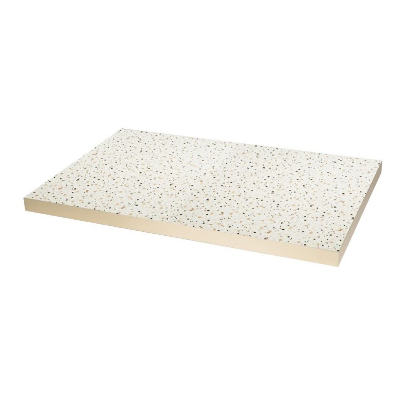 Plateau de table rectangulaire Terrazzo Bolero 1 100x700mm DZ874 Bolero Plateau de table rectangulaire Terrazzo Bolero 1 100x700mm DZ874 Bolero