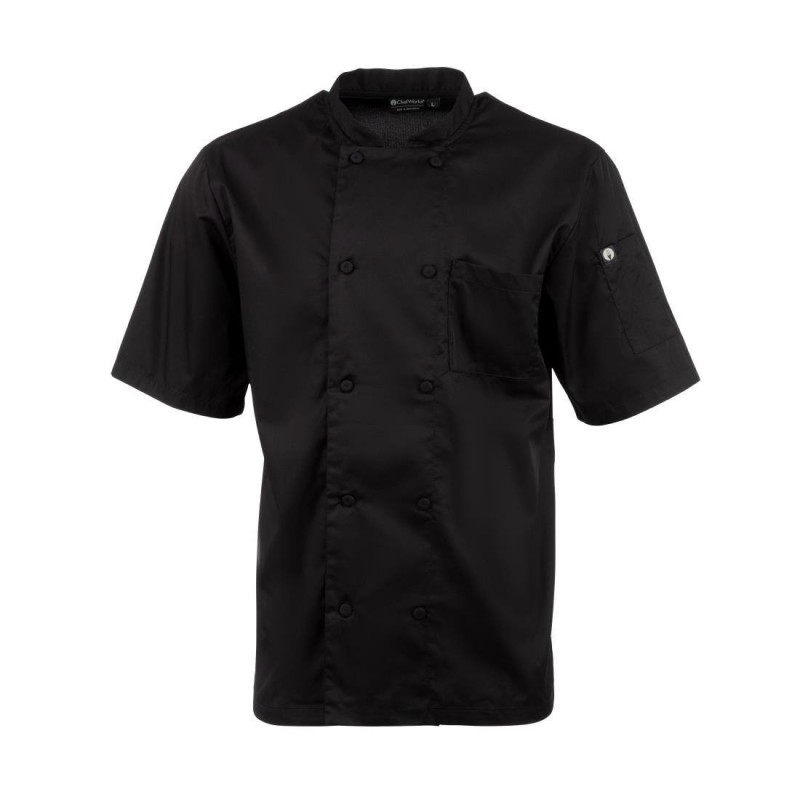 Veste de cuisine mixte Cool Vent Chef Works Montreal noire L B054-L Chef Works Veste de cuisine mixte Cool Vent Chef Works Montreal noire L B054-L Chef Works