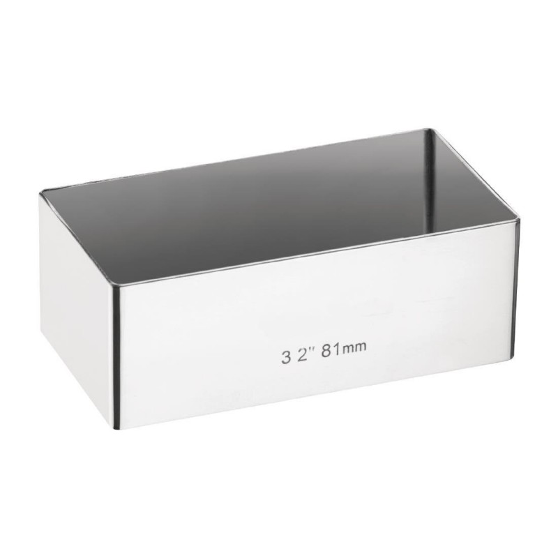 Mini moule à gâteau rectangulaire Matfer E062 Vogue
