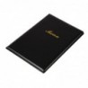 Protège-menus en PVC Olympia A5 noir E219 Olympia