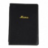 Protège-menus en simili cuir Olympia A5 noir E223 Olympia