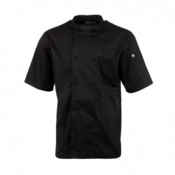 Veste de cuisine mixte Cool Vent Chef Works Montreal noire XS B054-XS Chef Works