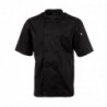 Veste de cuisine mixte Cool Vent Chef Works Montreal noire XS B054-XS Chef Works