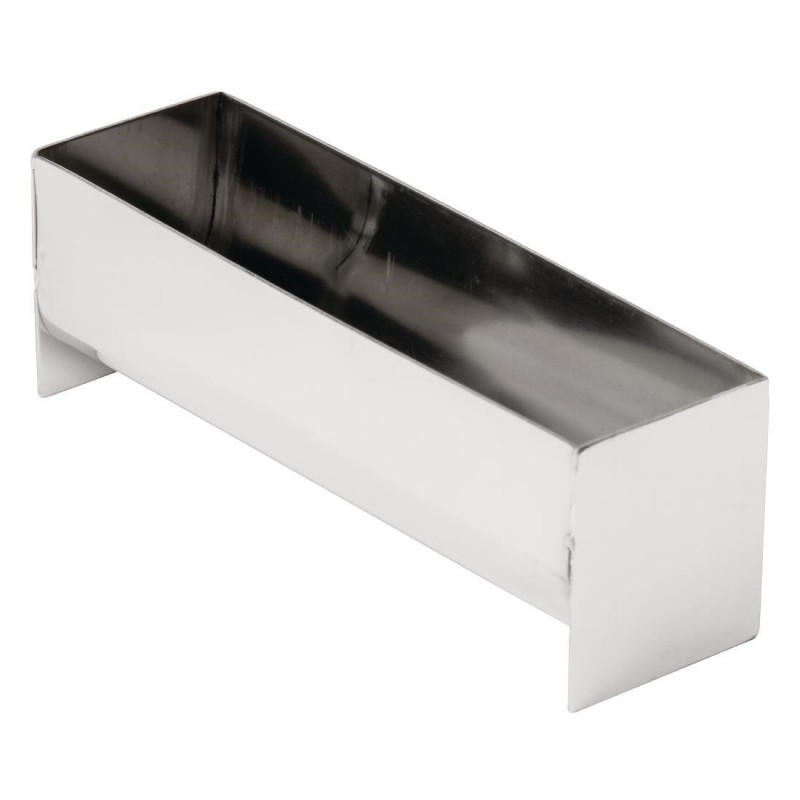 Moule à terrine en acier inoxydable Vogue forme de U 135mm E589 Vogue Moule à terrine en acier inoxydable Vogue forme de U 135mm E589 Vogue