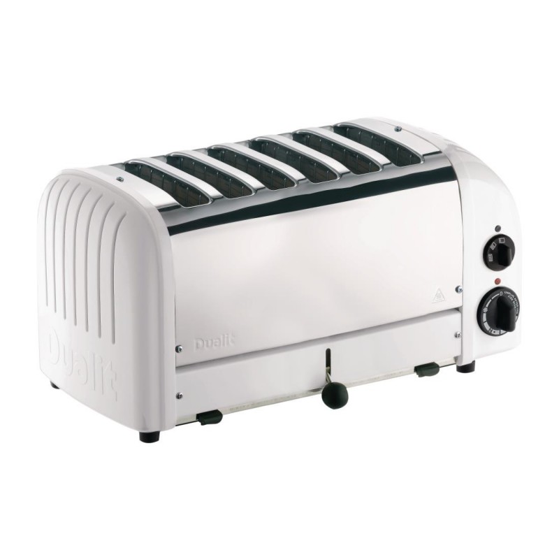 Grille-pain 6 tranches blanc Vario Dualit 60146 E975 Dualit Grille-pain 6 tranches blanc Vario Dualit 60146 E975 Dualit