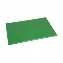 Planche à découper anti-bactérienne en haute densité Hygiplas verte F158 Hygiplas