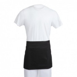 Tablier serveur court Whites noir B131 Whites Chefs Clothing