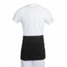 Tablier serveur court Whites noir B131 Whites Chefs Clothing