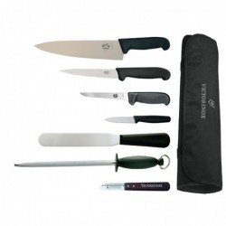 Ensemble de couteaux Victorinox Hygiplas et Vogue avec couteau chef 21