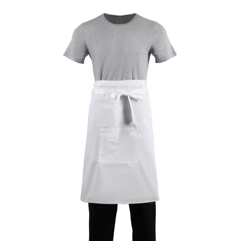 Tablier serveur standard Whites blanc B132 Whites Chefs Clothing Tablier serveur standard Whites blanc B132 Whites Chefs Clothing