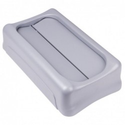Couvercle basculant gris pour déchets divers Rubbermaid F604 Rubbermaid