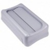 Couvercle basculant gris pour déchets divers Rubbermaid F604 Rubbermaid
