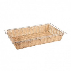 Panier en osier avec structure métallique Olympia GN1/1 F760 Olympia