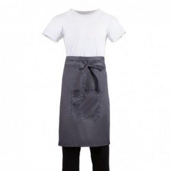 Tablier serveur Whites gris anthracite B158 Whites Chefs Clothing