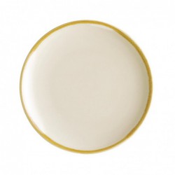 Assiettes plates rondes couleur sable Kiln Olympia 178mm lot de 6  FA025 Olympia